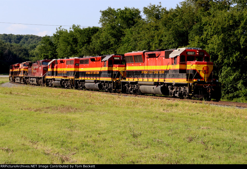 Trailing up the line